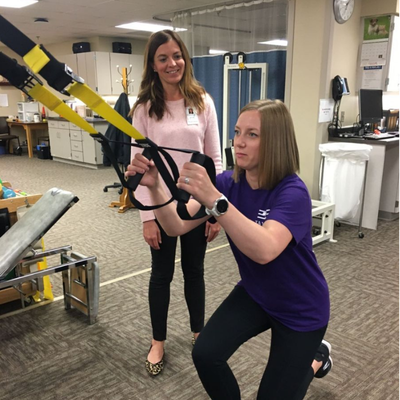 Image of Patient receiving therapy in Taylor Physical Therapy Easy Street Image